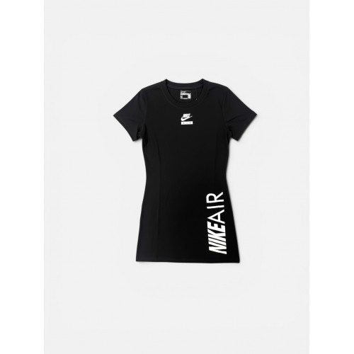 NIKE AIR BLACK T-SHIRT DRESS M / Pre-Owned